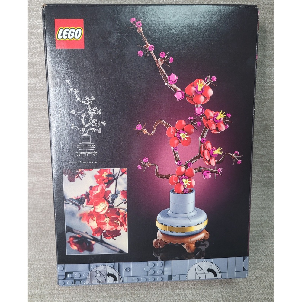 LEGO Icons Plum Blossom 10369 Botanical Collection Building Set 327 Pcs New - Picture 5 of 6